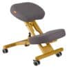 Ergonomic Seating Classic Wooden Kneeling Chair – Black